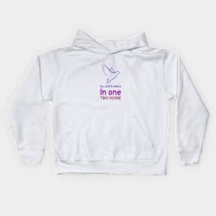 All God's Grace in One Tiny Home Kids Hoodie